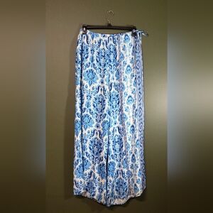 Anthropologie Plenty by Tracy Reese Paisley Wide-Leg Pants